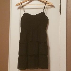 Black Ruffled Dress